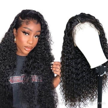 Wholesale 30 inch straight HD Transprent human hair wig, cuticle aligned Brazillian human hair wigs, 100% human hair lace wig